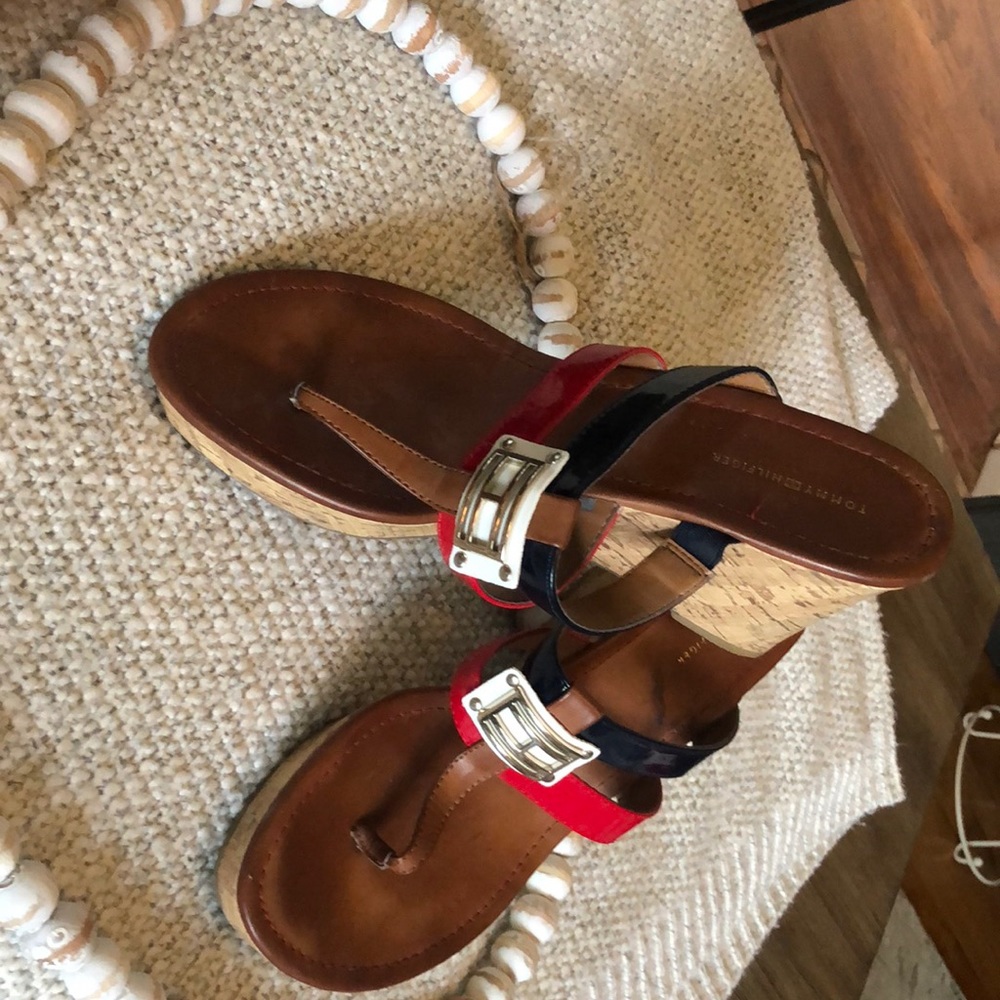 Tan Tommy Hilfiger Sandals
